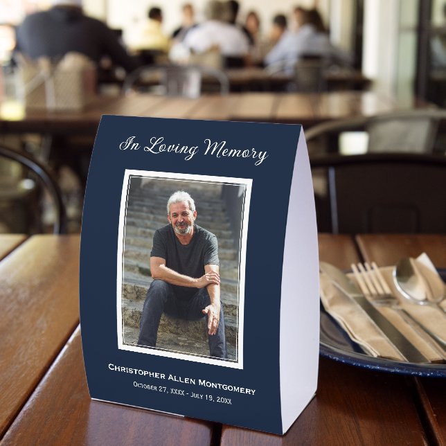 Simple Funeral Photo Memorial Tribute (Insitu(Restaurant))