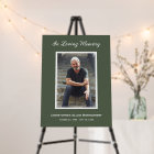 Simple Funeral Photo Sympathy Memorial