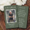 Simple Funeral Photo Sympathy Memorial Prayer Card