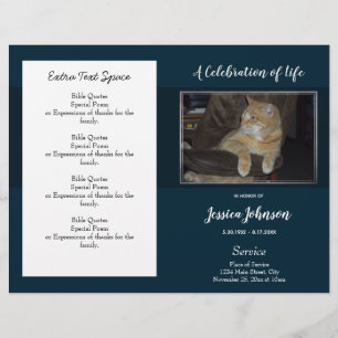 Simple Funeral Program Budget