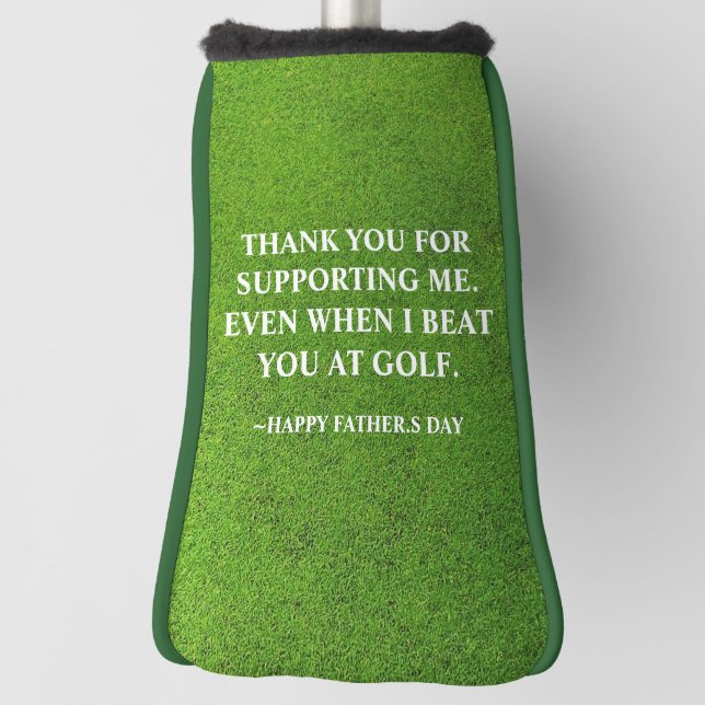 Simple Funny Father's Day Putter Golf Head Cover (Rotate 90)