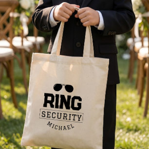 Simple Funny Ring Security Wedding Kid Tote Bag