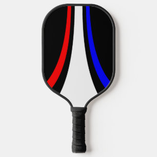 Simple Futuristic Red-White-Blue Paddle Design