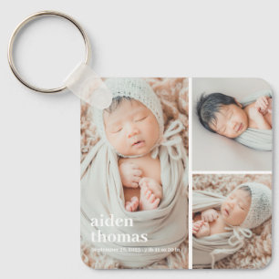 Simple Gallery Of Three Personalised Keychain