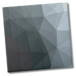 Simple Geometric Black Gradient Ceramic Tile<br><div class="desc">This interesting modern abstract colour blocked pattern features different shades of grey and black and has both an ombre effect as well. The bottom corner does have a bit of a warmer hue, just to point it out. Whether you want to use this tile as a little coaster or trivet...</div>