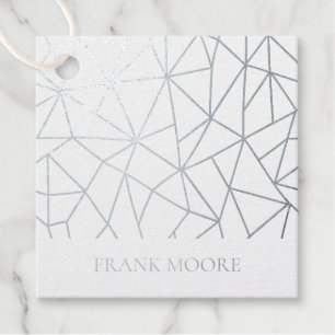 Simple Geometric Branding Foil Hang Tags