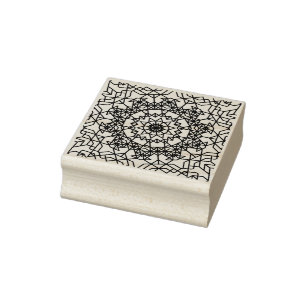 Simple geometric Mandala Rubber Stamp