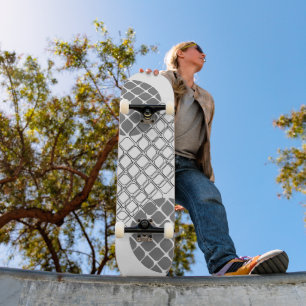 Simple Geometric Pattern Skateboard