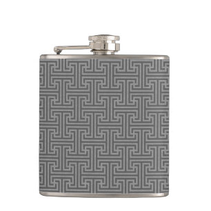 Simple geometric shapes hip flask