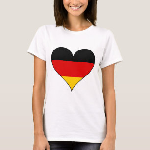 Simple Germany Heart T-Shirt