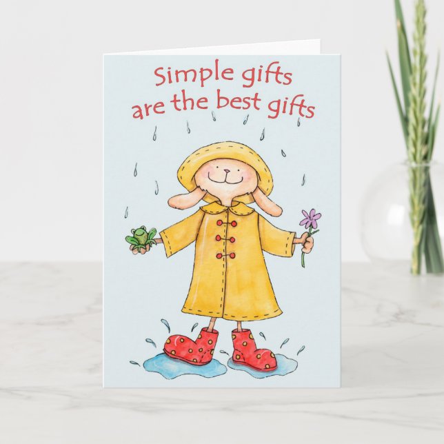 Simple Gifts - Greeting Card (Front)