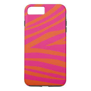 Simple Girly Zebra Stripes Texture Personalised iPhone 8 Plus/7 Plus Case