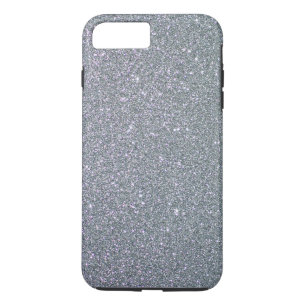 Simple Glitter Grey Ombre Plain Personalised iPhone 8 Plus/7 Plus Case