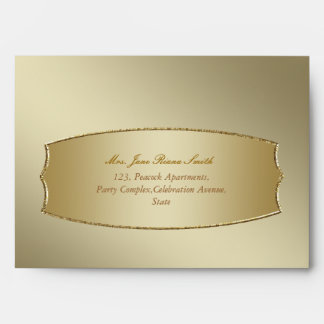 Simple gold any occasion envelopes