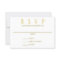Simple Gold - RSVP Invitation