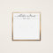 Simple Gold White Cursive Earring Display Card