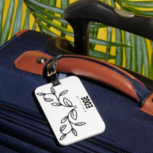 Simple Grace – Luggage Tag (Front Insitu 1)