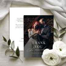 Simple Graceful Script Typography Photo Wedding