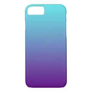 Simple Gradient Background Purple Turquoise Blue iPhone 8/7 Case