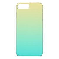 Simple Gradient Pastel Yellow Turquoise