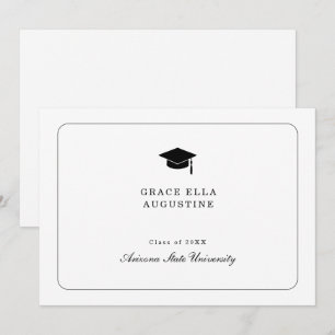 Simple Graduation Announcement