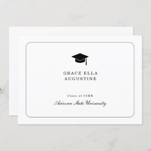 Simple Graduation Announcement