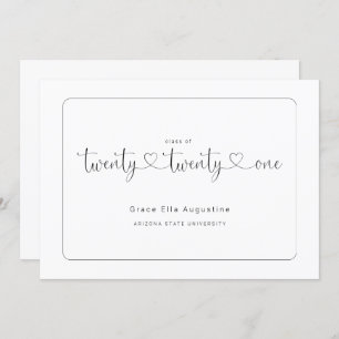 Simple Graduation Announcement