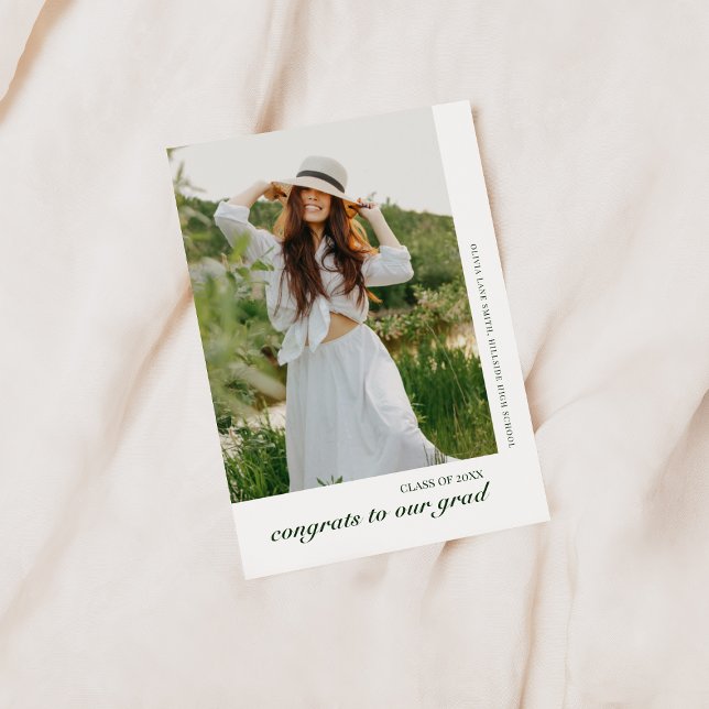 Simple Graduation Announcement with Photo (Creator Uploaded)