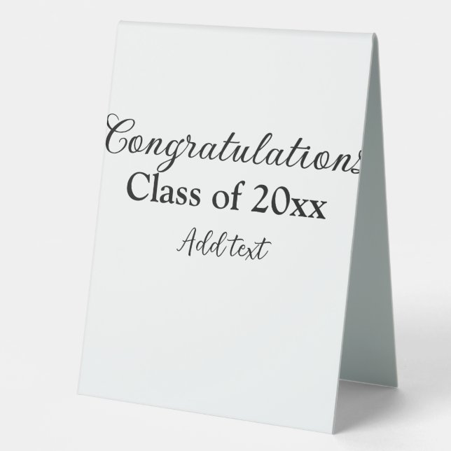 Simple graduation congratulations minimal add clas (Front)