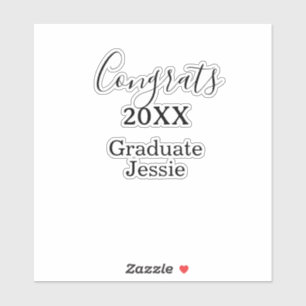 Simple graduation congratulations minimal add clas