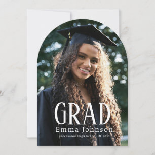 Simple Graduation Grad Announcement 2025 Party