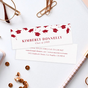 Simple Graduation Name Calling Card