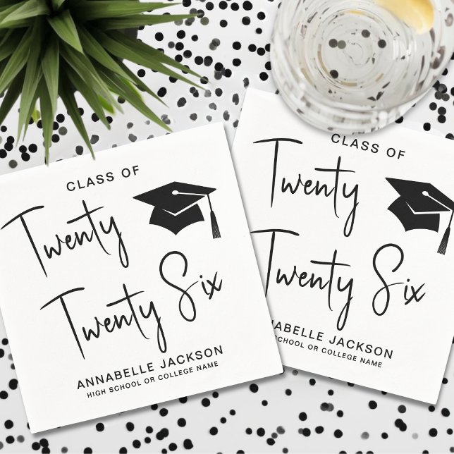 Simple Graduation Napkin (Simple Graduation Napkins)