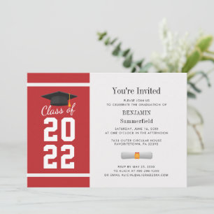 Simple Graduation Party 2025 Invitation