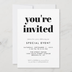 Simple Grand Opening Special Event Business Launch Invitation