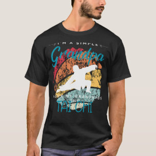 Simple Grandpas Tai Chi Bliss - Whimsical Tee for