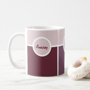 Simple Graphic Purple Green Style Coffee Mug