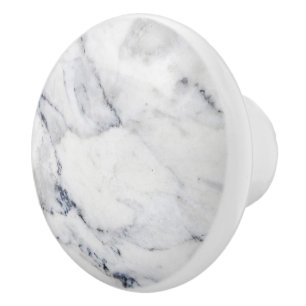 Simple Gray Marble Texture Ceramic Knob