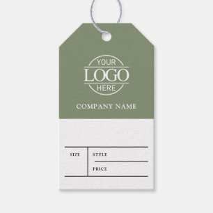 Simple Green Business Logo Clothing Price Hang Tag