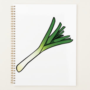 Simple Green Leek Vegetable Planner