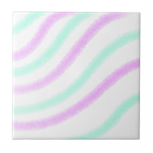 Simple green watercolor abstract add logo text min ceramic tile
