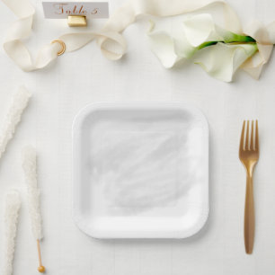 Simple green watercolor abstract add logo text min paper plate