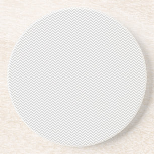 Simple Grey ZigZag Coaster