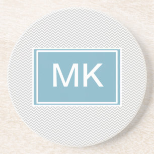 Simple Grey ZigZag Coaster