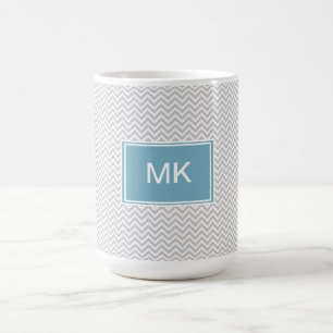 Simple Grey ZigZag Coffee Mug