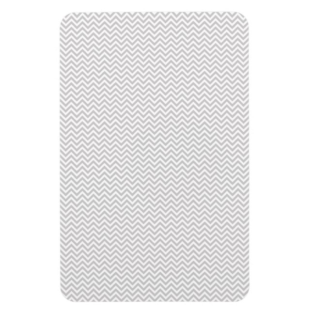 Simple Grey ZigZag Magnet (Vertical)