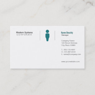 Simple Grid Business Card