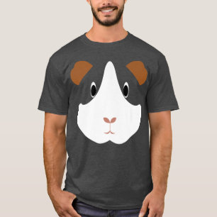 Simple Guinea Pig Face Costume Premium T-Shirt