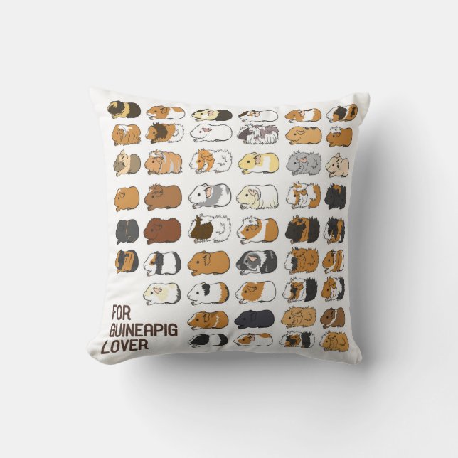 Simple Guinea Pig side Cushion (Front)