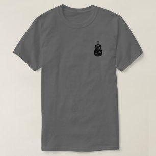 simple guitar with custom signature music T-Shirt